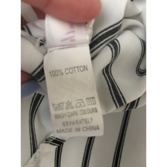 Purple Month Stripe Over The Shoulder Crop Top - Picture 3 of 4